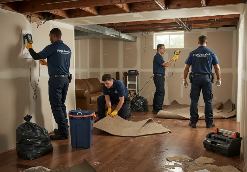 Flood DamageMaterial Assessment and Debris Removal process in Graceville, FL